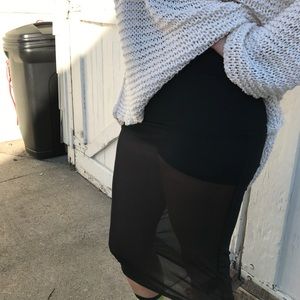 Urban Outfitters Mesh Skirt!